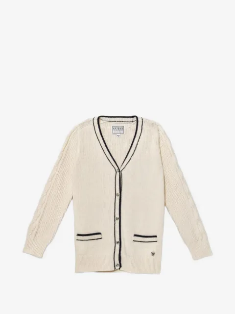 guess kids V-neck cardigan