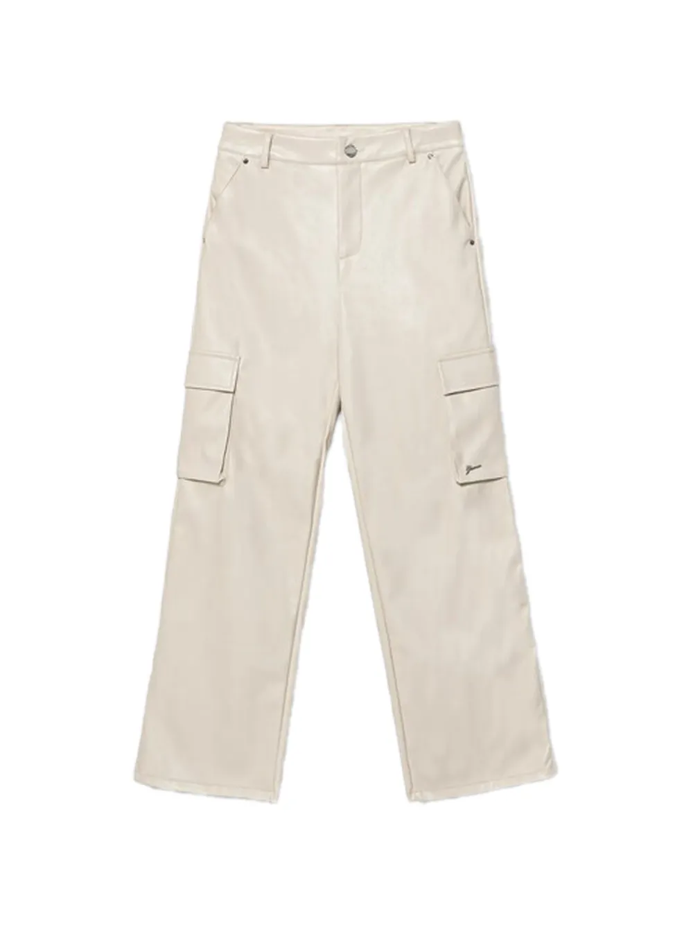 Guess Kids' 카고 포켓 팬츠 In White