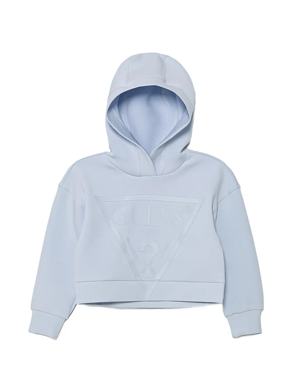 guess kids cropped hoodie - Blu