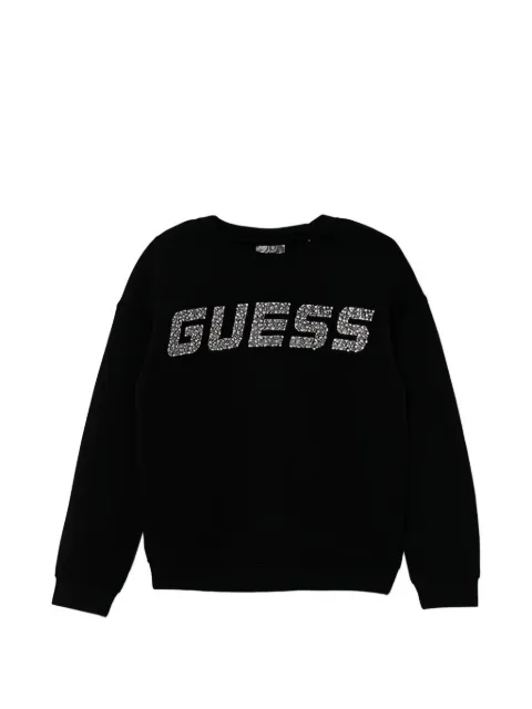 guess kids Sweatshirt mit Strass
