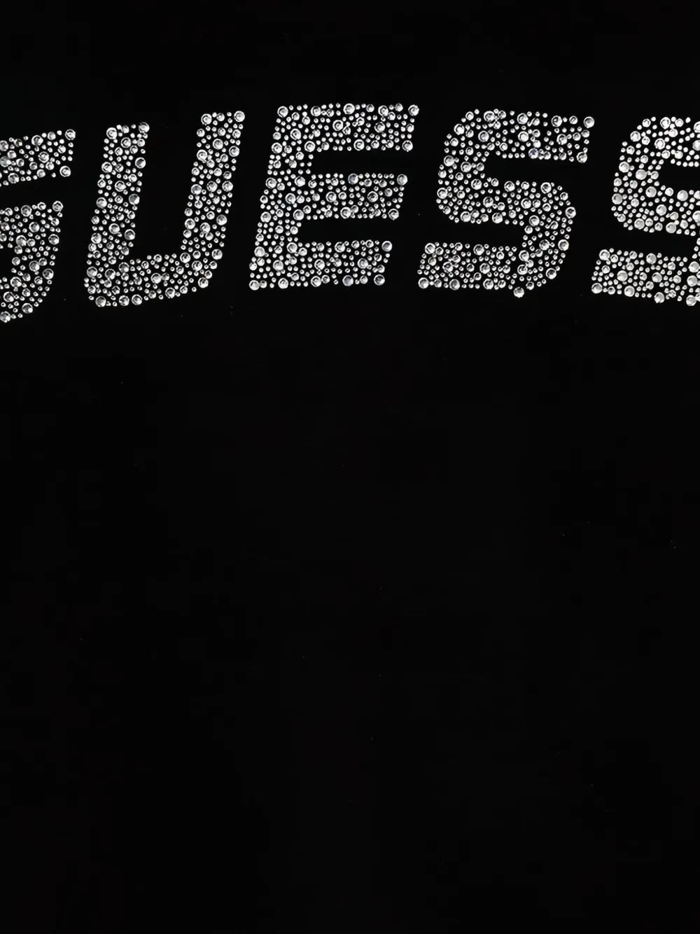 guess kids Sweater verfraaid met kristallen Zwart