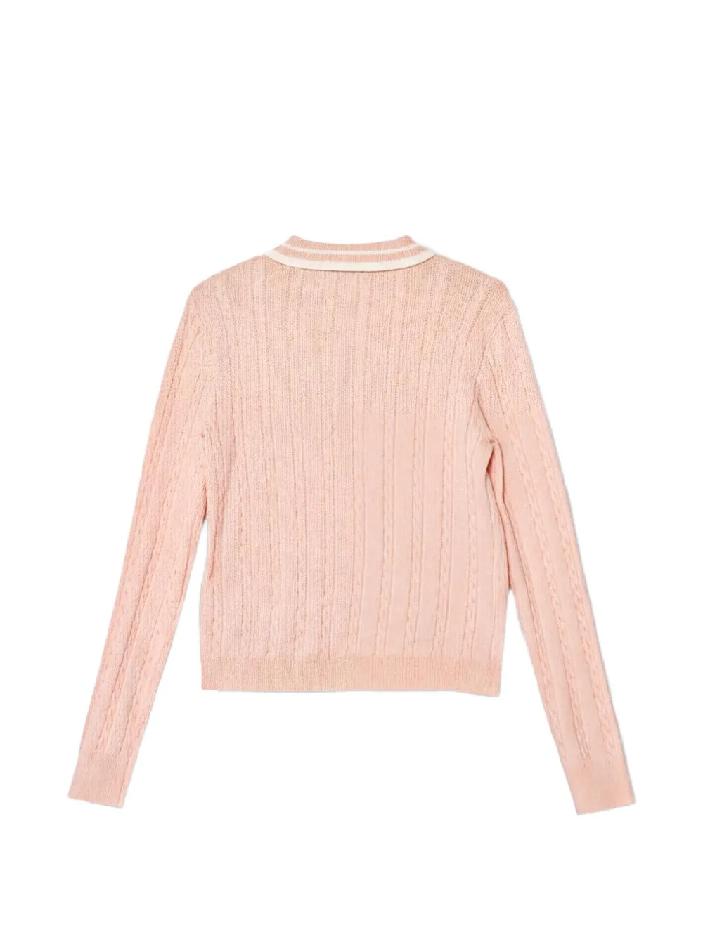 guess kids Kabelgebreide polotop Roze