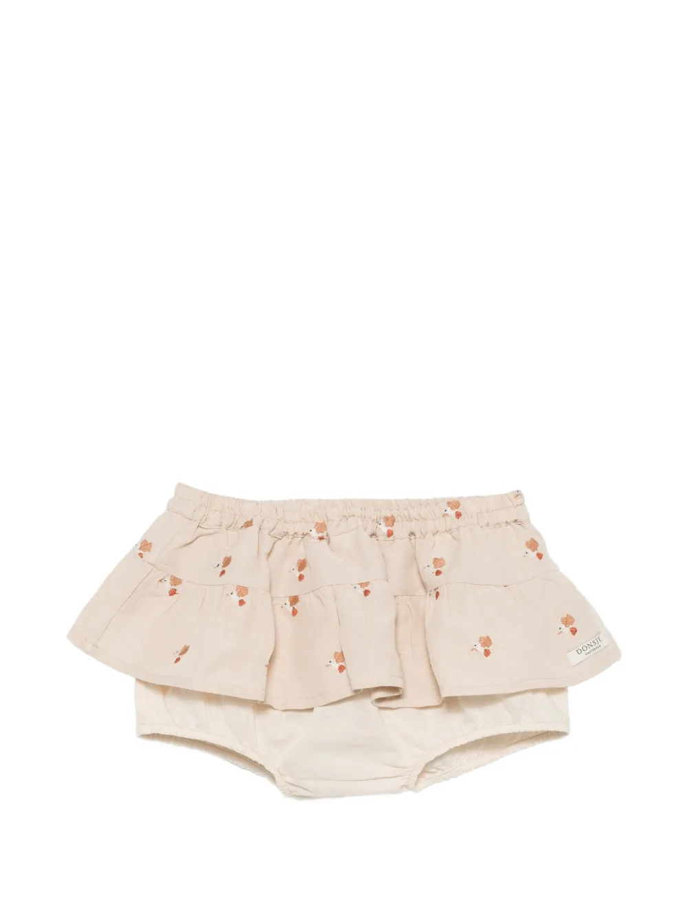 Donsje ruffled embroidered skirt - Toni neutri