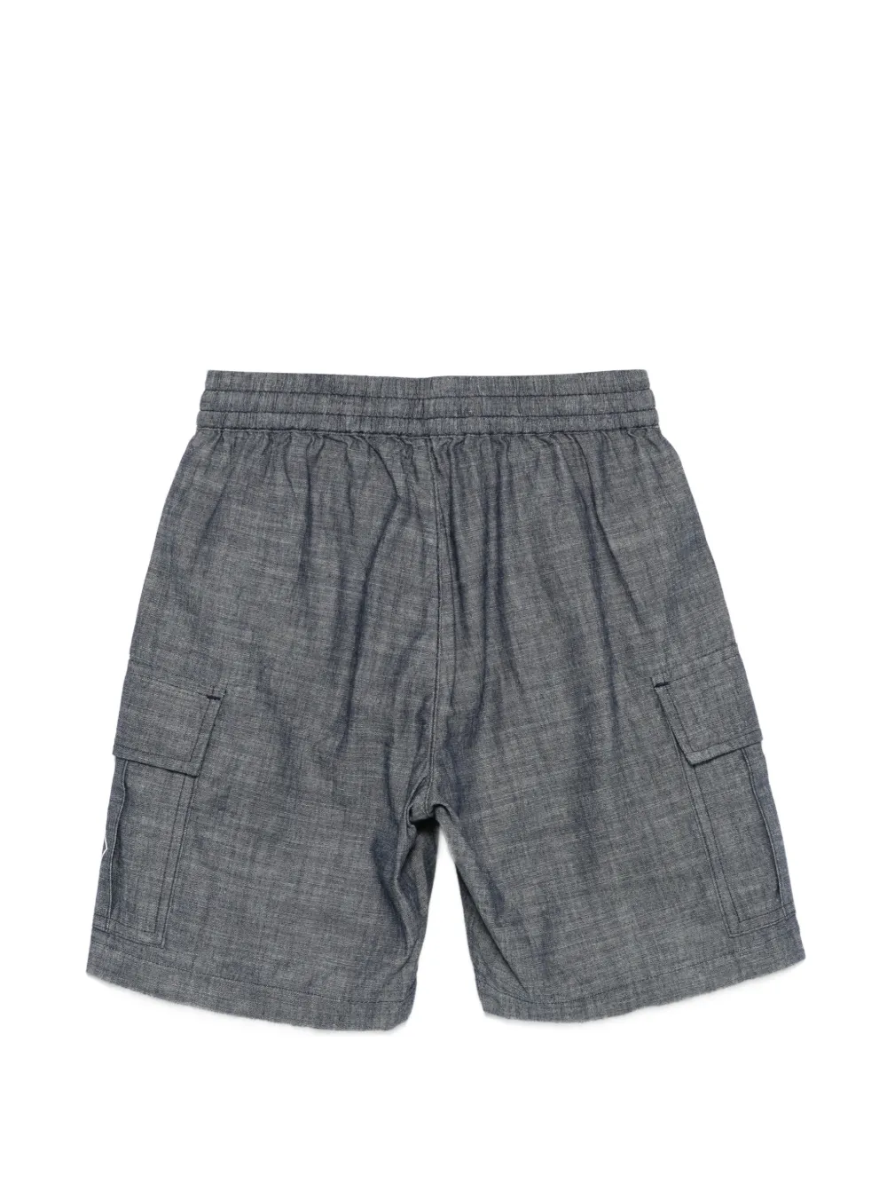 C.P. Company Kids Cargo shorts met logo Blauw