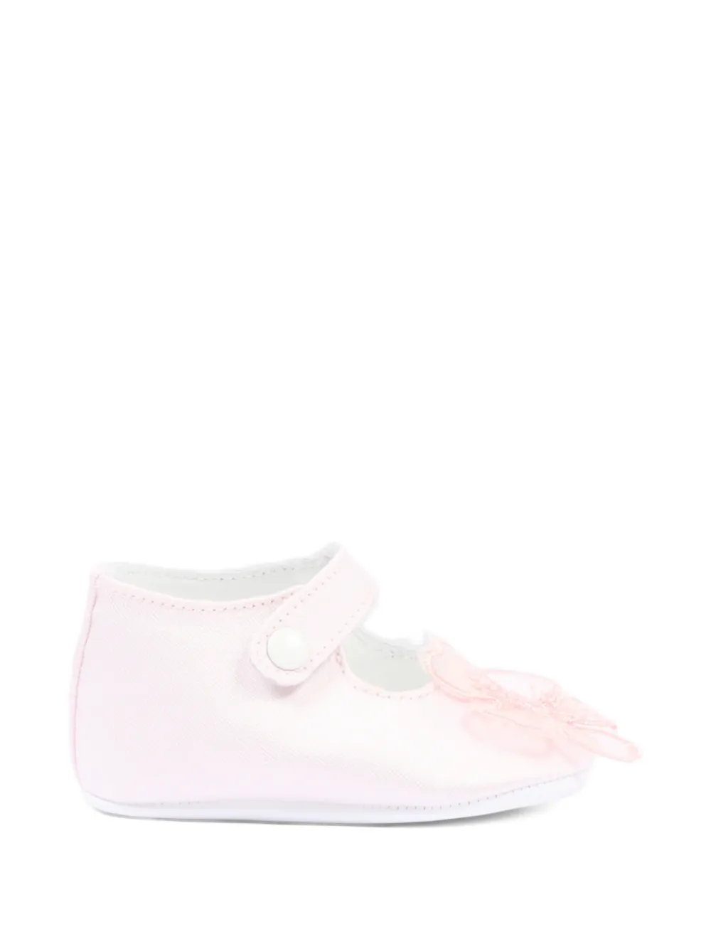 Simonetta flower-motif ballerinas Roze