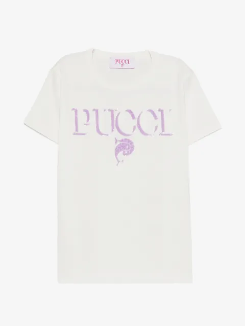 PUCCI Junior logo T-shirt