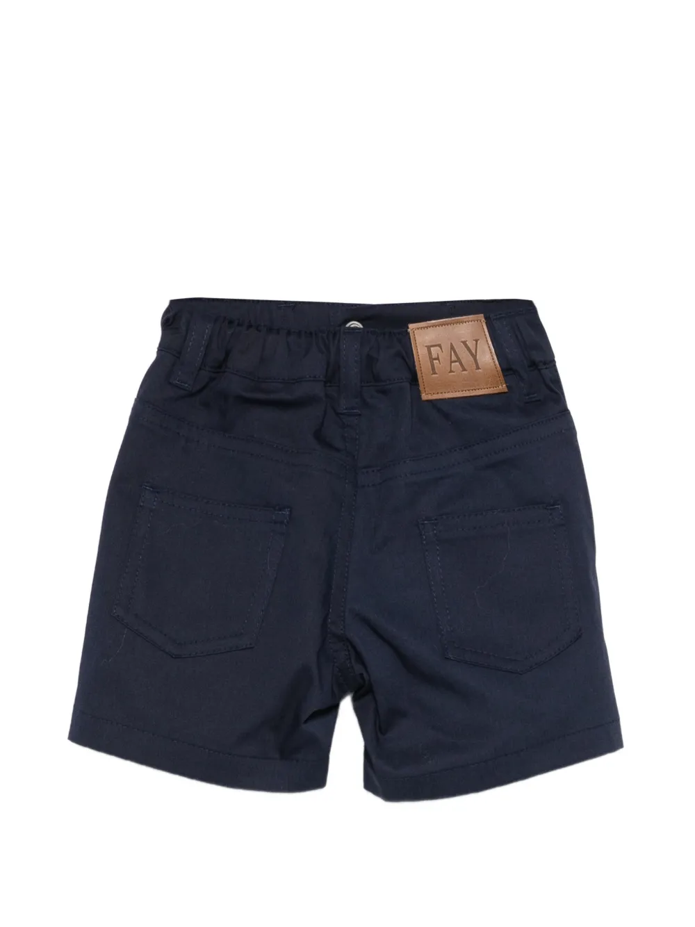  Fay Kids Elasticated Shorts - Blue 
