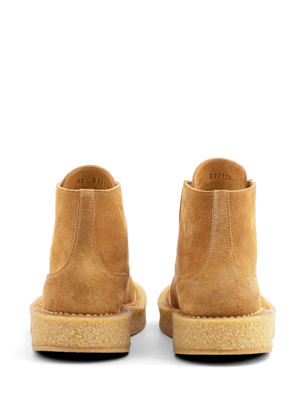 Buttero suede lace-up boots Beige