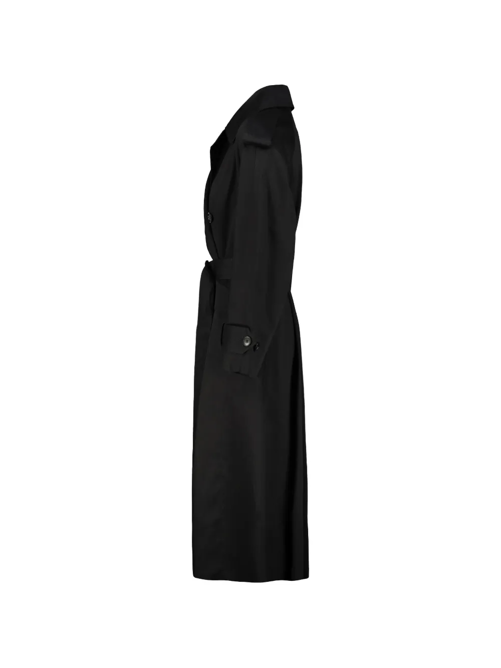  Drhope Double-breasted Belted Trench Coat - Black 