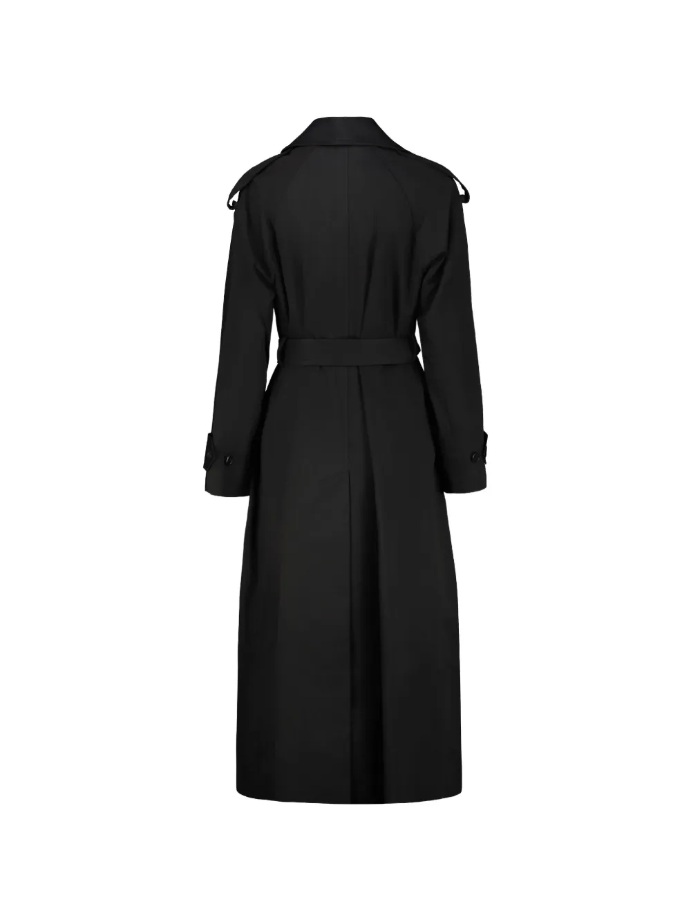  Drhope Double-breasted Belted Trench Coat - Black 