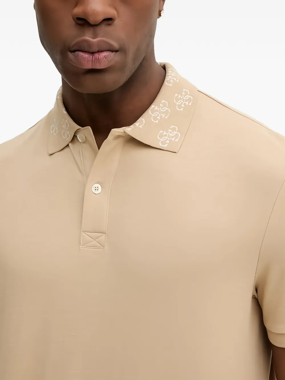 GUESS USA Poloshirt met korte mouwen Beige