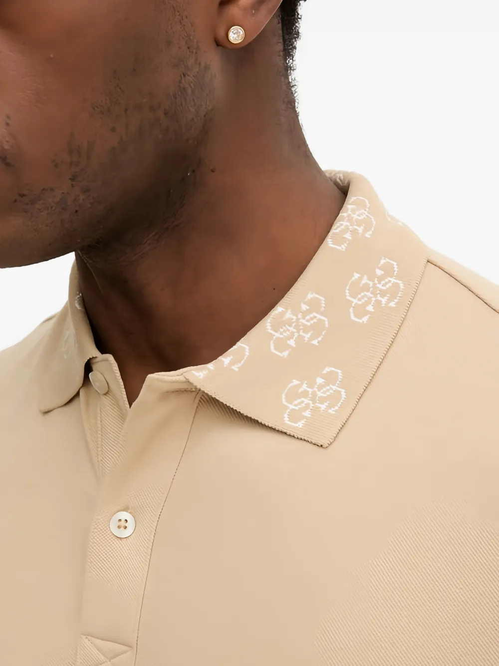 GUESS USA Poloshirt met korte mouwen Beige