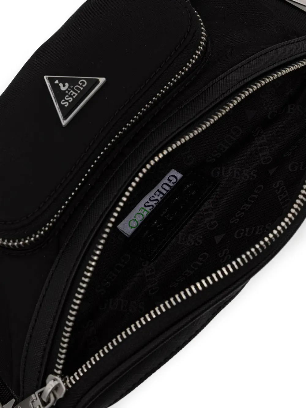 GUESS USA Milano heuptas met logoplakkaat Zwart