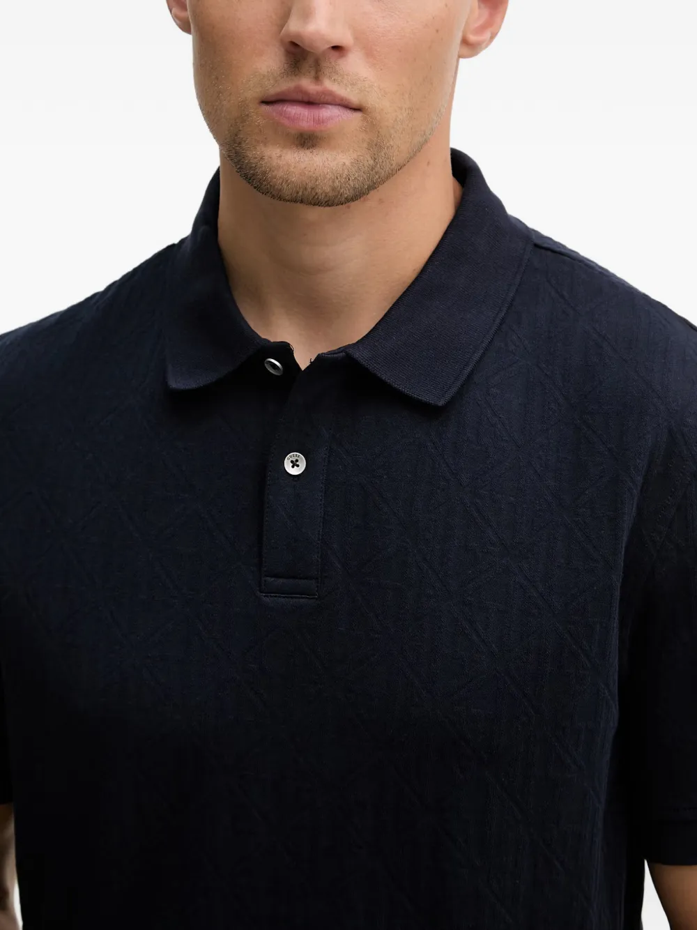 GUESS USA Katoenen poloshirt Blauw