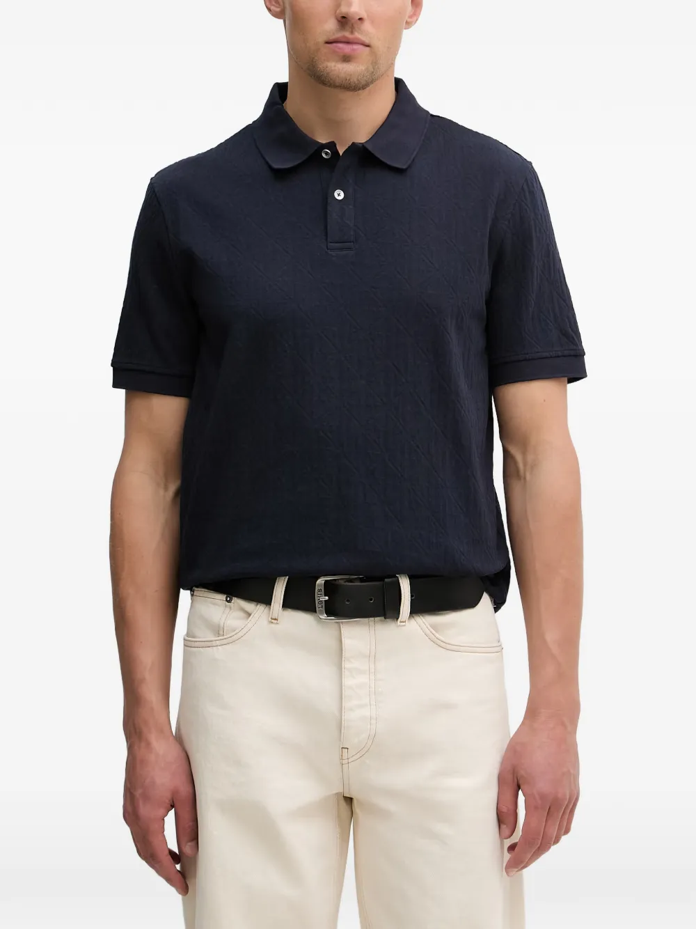 GUESS USA cotton polo shirt - Blu