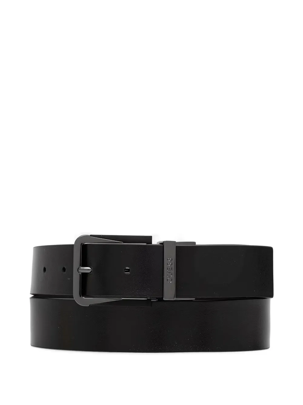 GUESS USA reversible saffiano-leather belt - Nero