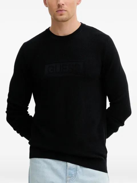 GUESS USA logo-lettering sweater