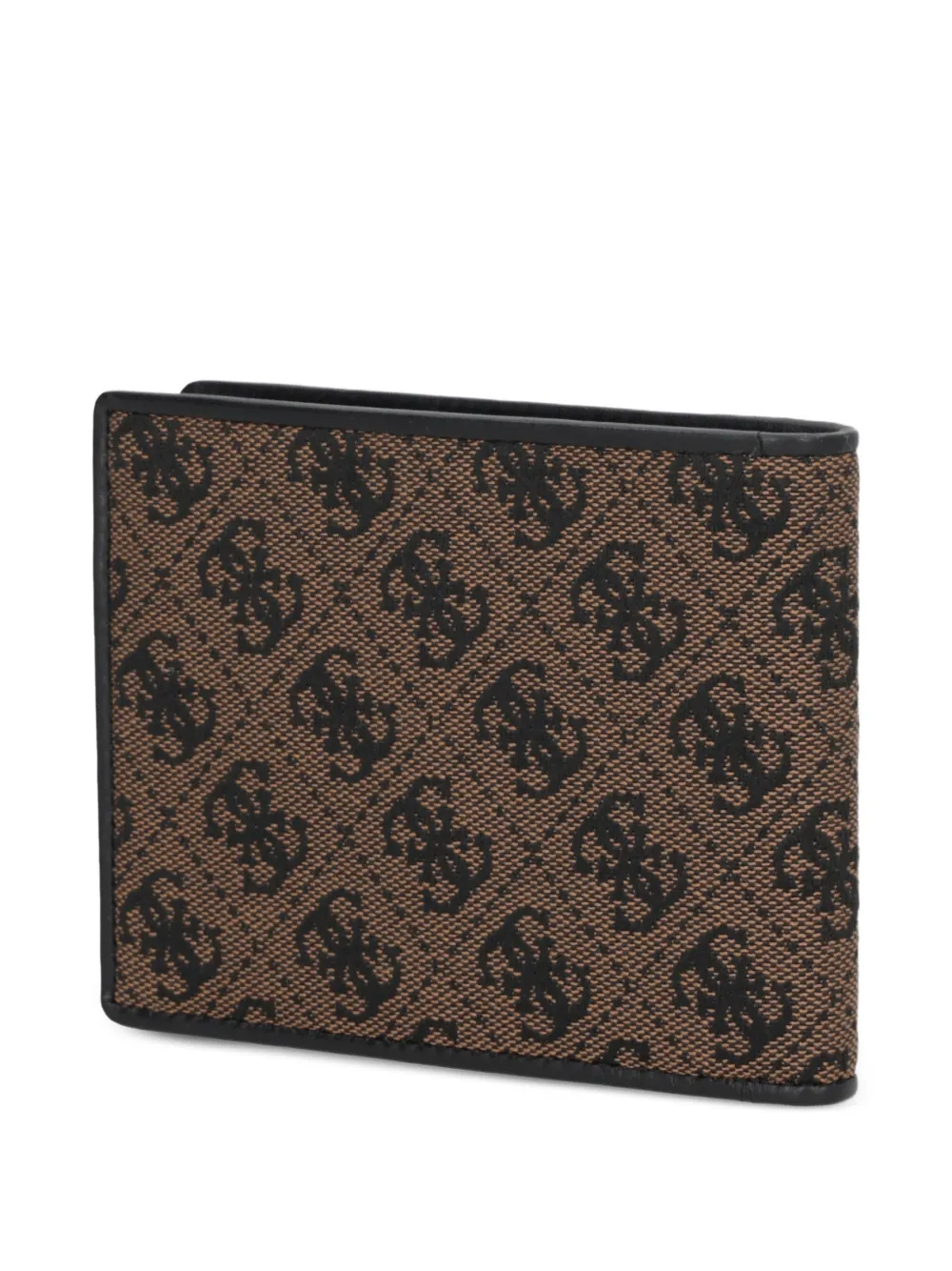 GUESS USA Boston portemonnee met monogram Bruin