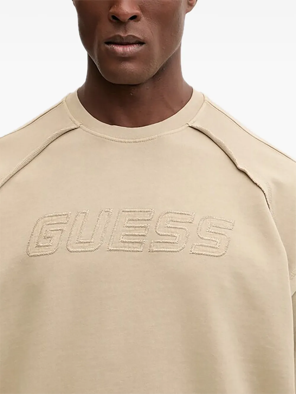 GUESS USA LASI katoenen sweater Beige
