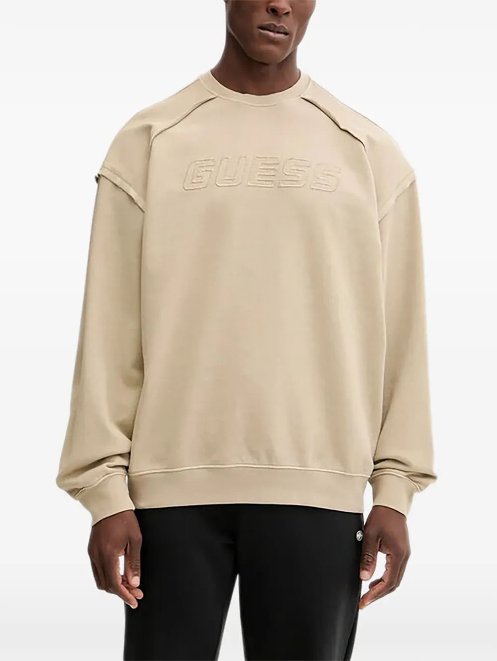 GUESS USA LASI cotton sweatshirt - Toni neutri