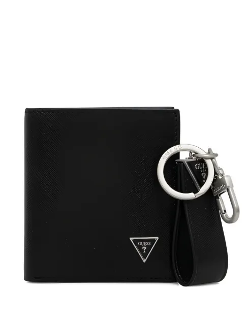 GUESS USA logo-detail leather wallet