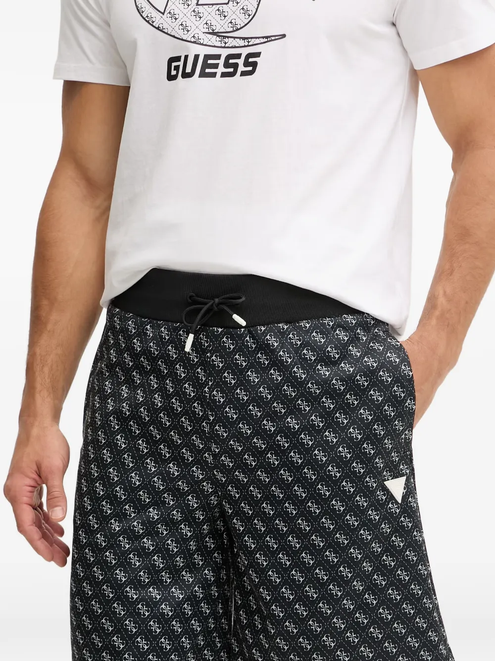 GUESS USA drawstring shorts - Nero