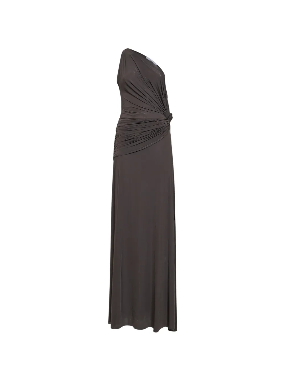 Alex Perry asymmetric draped one-shoulder maxi dress - Grigio