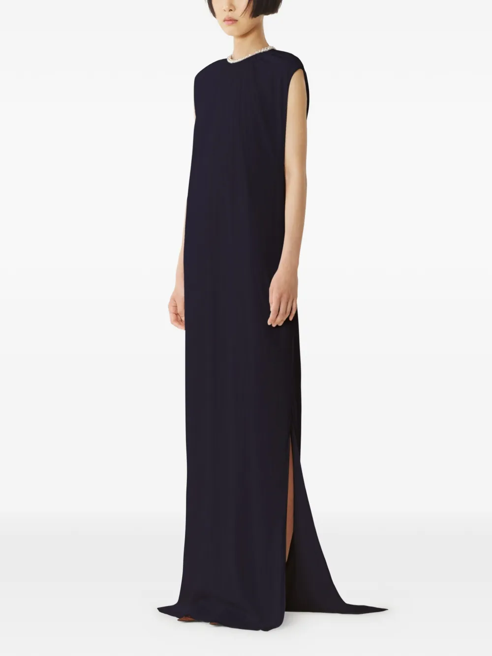  Lanvin Embellished Maxi Dress - Blue 