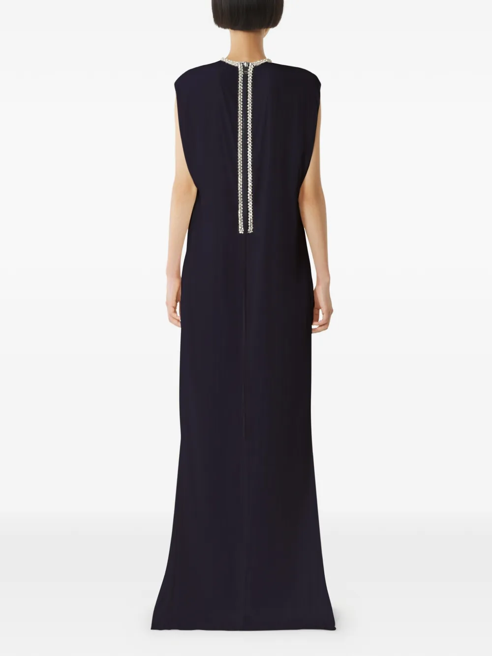 Lanvin Verfraaide maxi-jurk Blauw