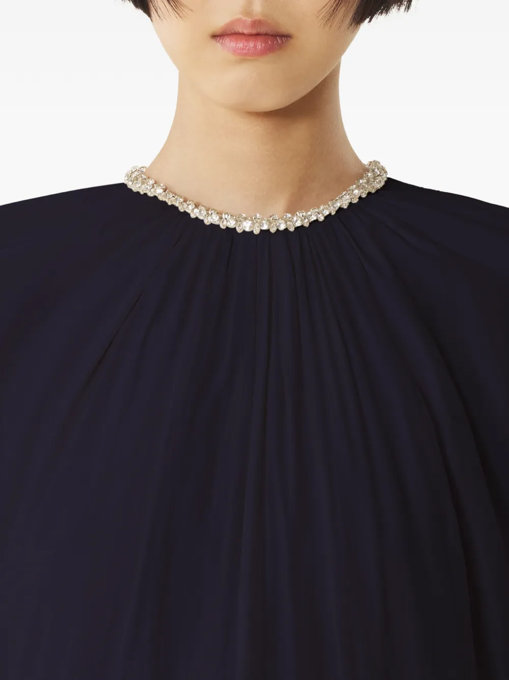 Lanvin Verfraaide maxi-jurk Blauw