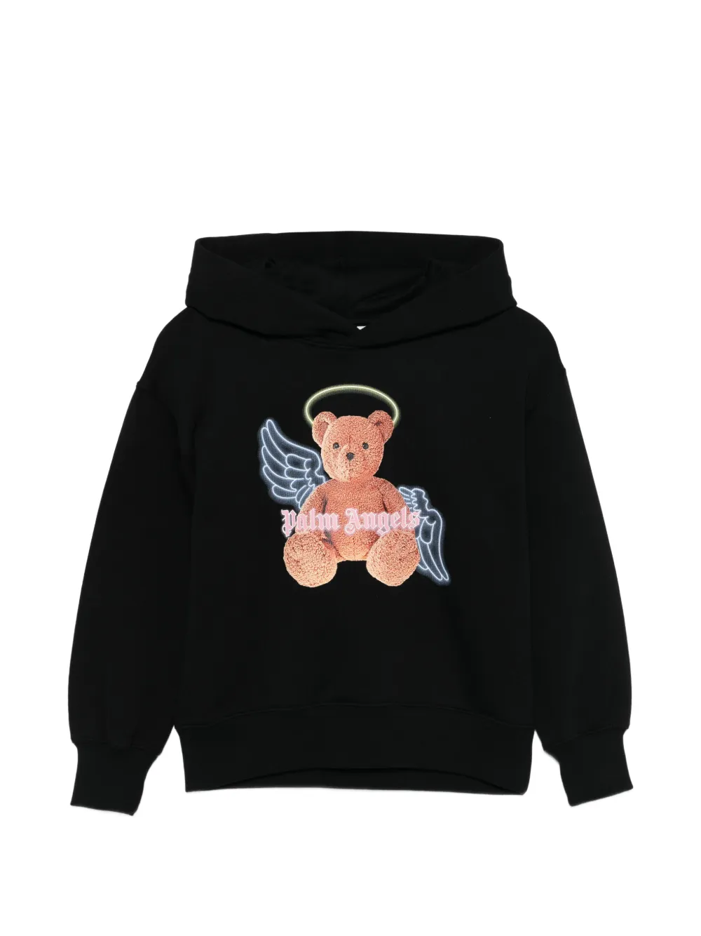 Palm Angels Kids teddy-graphic hoodie - Nero