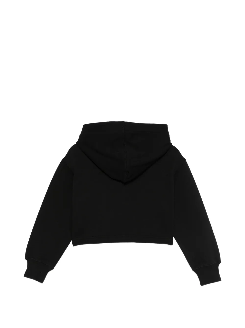 Palm Angels Kids Verfraaide top met capuchon Zwart