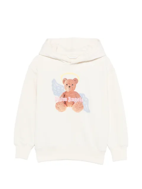 Palm Angels Kids Top Teddy con cappuccio