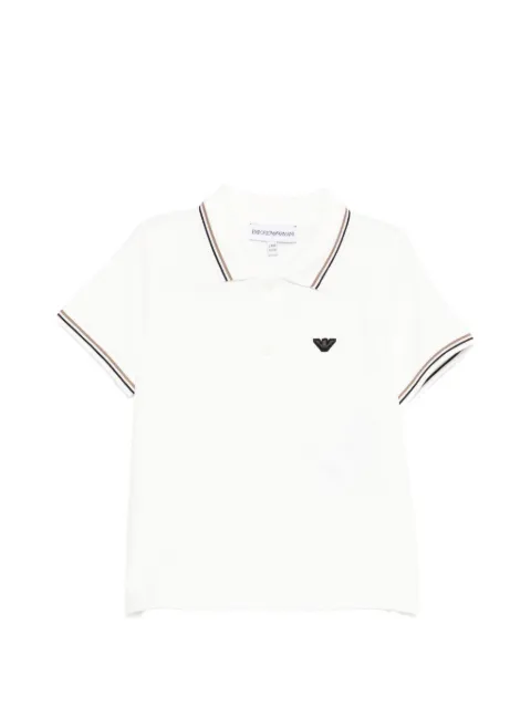 Emporio Armani Kids logo-embroidered polo shirt
