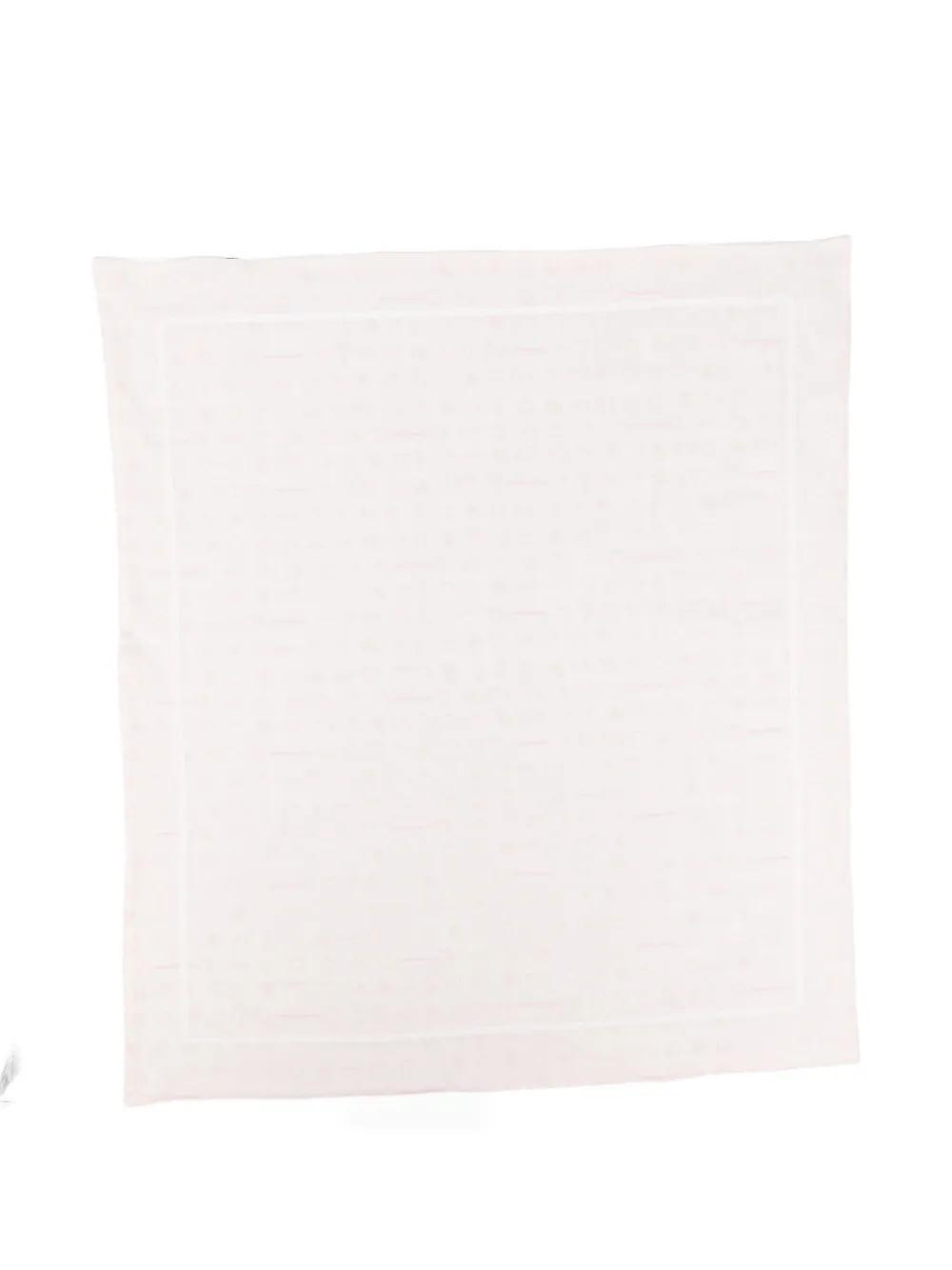 Emporio Armani Kids printed blanket - Rosa