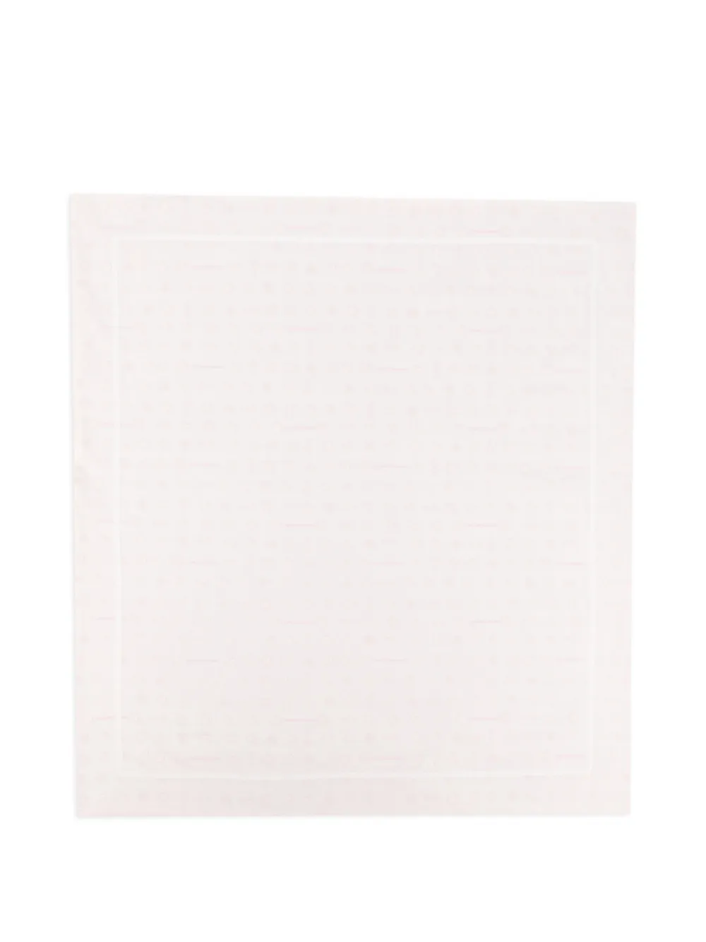 Emporio Armani Kids printed blanket - Rosa