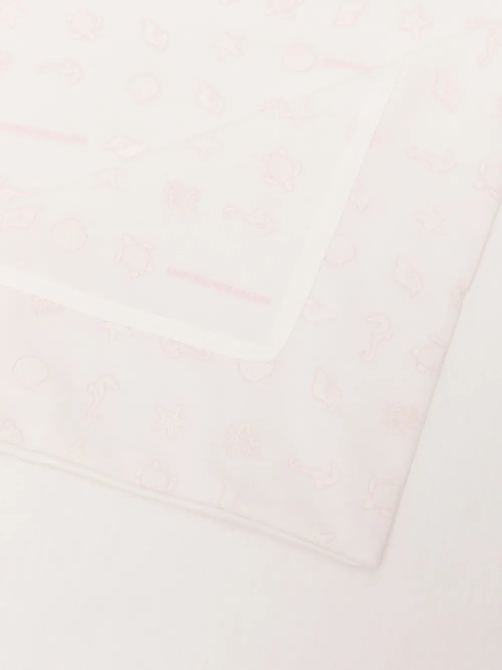 Emporio Armani Kids Deken met print Roze