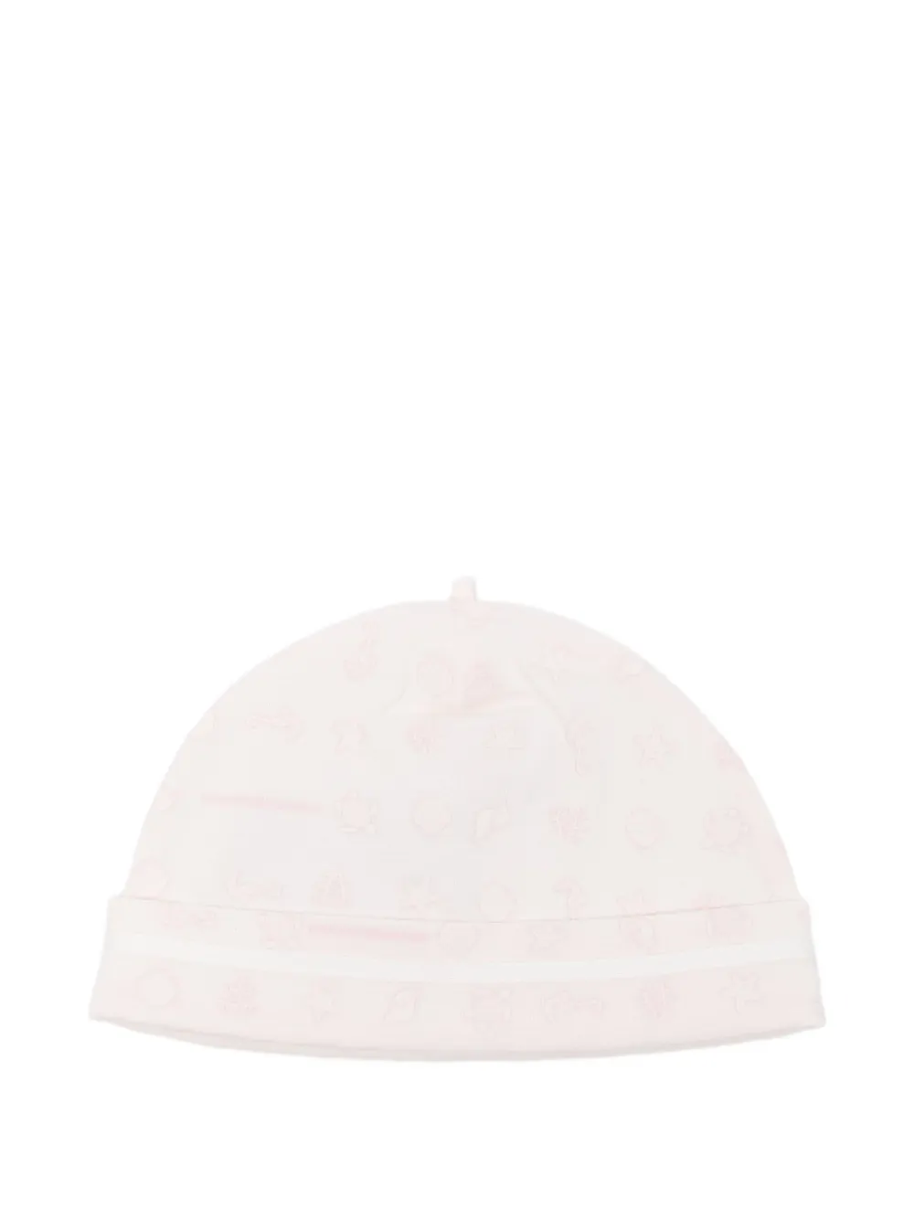Emporio Armani Kids print beanie hat - Rosa