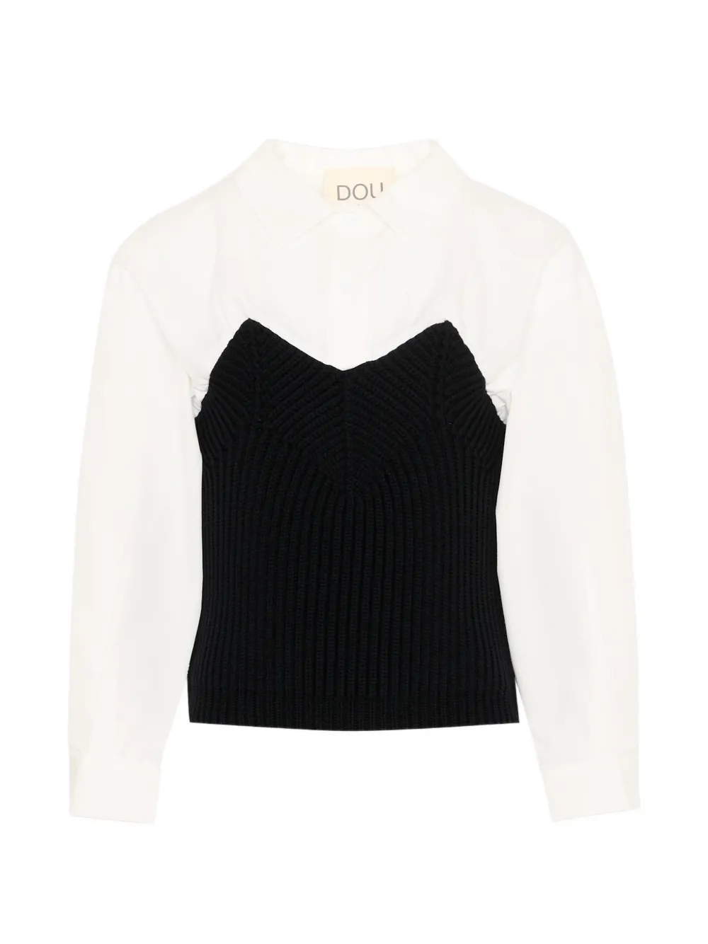 Douuod Kids long-sleeve top - Bianco