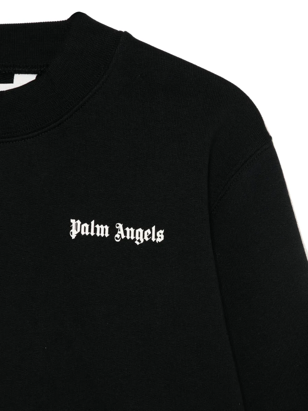 Palm Angels Kids Sweater met zijstreep Zwart