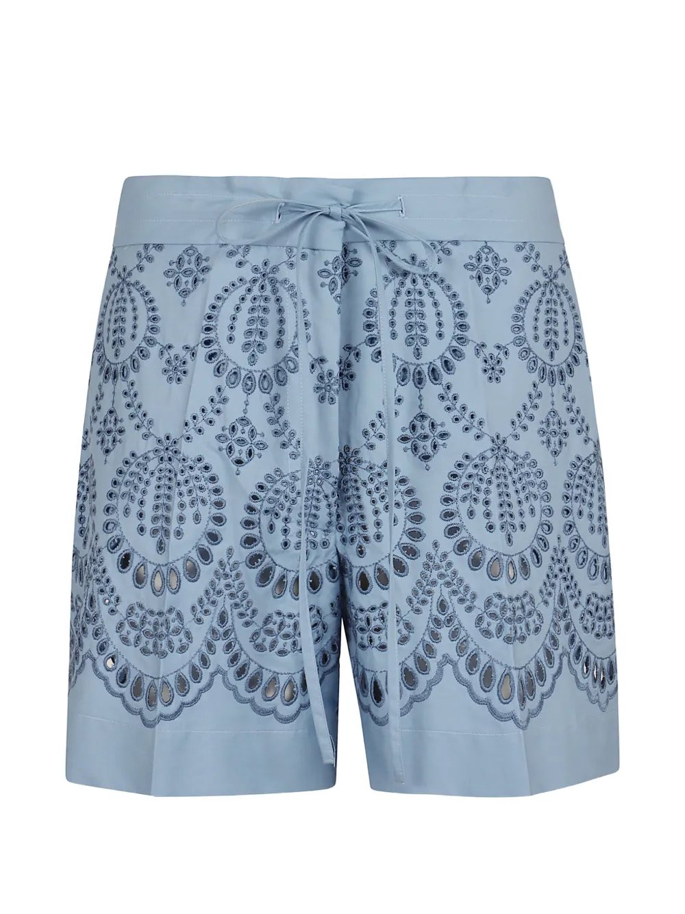 P.A.R.O.S.H. floral-embroidery shorts - Blu