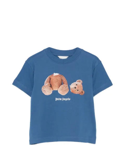Palm Angels Kids teddy-print crew-neck T-shirt