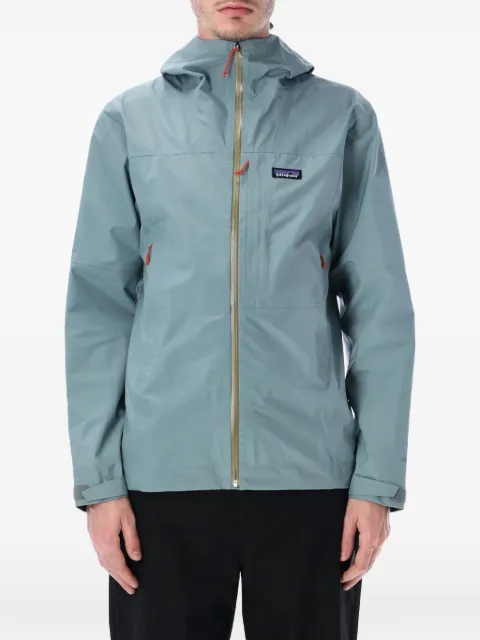 Patagonia logo-patch hooded coat