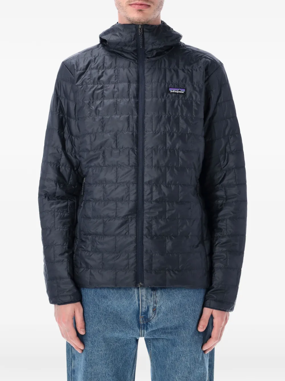 Patagonia Nano Puff® quilted hooded jacket - Blu