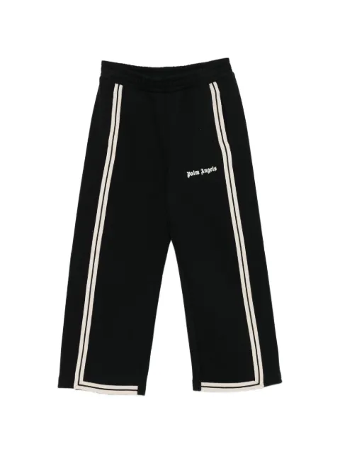Palm Angels Kids stripe logo-print trousers