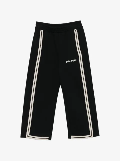 Palm Angels Kids randiga byxor med logotyptryck