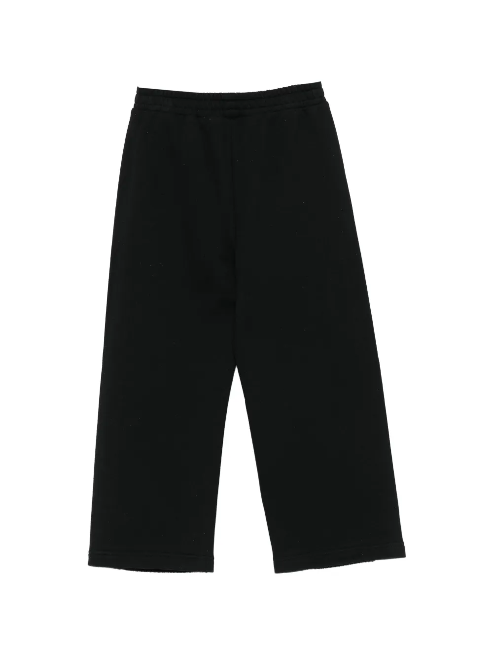 Palm Angels Kids Gestreepte broek met logoprint Zwart