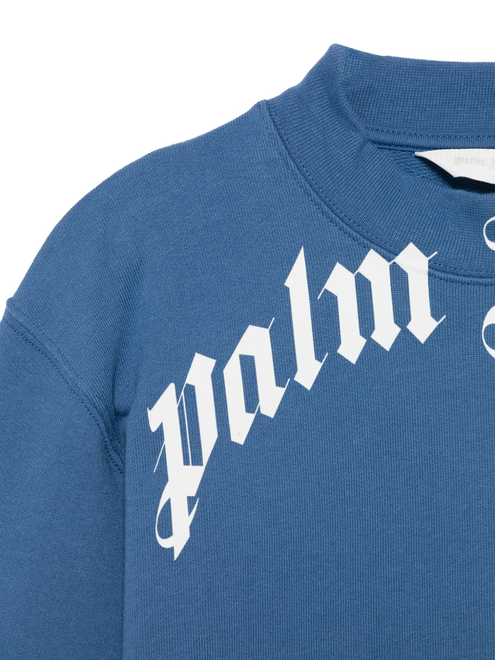 Palm Angels Kids Sweater met logoprint Blauw