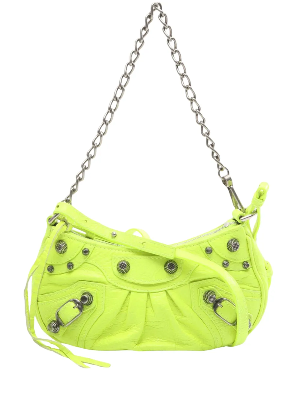 Balenciaga Pre-Owned 2010-2026 Mini BB Leather Le Cagole shoulder bag - Giallo