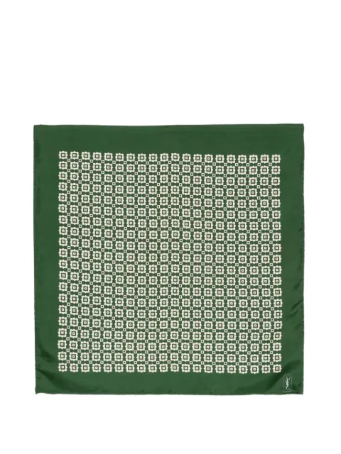 Saint Laurent Pre-Owned 1990s geometric scarf